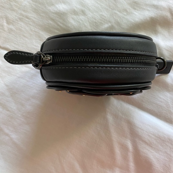 Black and Brown Floral Women's Bag - Picture 2 of 12